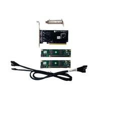 External PCI-E 4.0 X16 to SlimSAS SFF-8654 Adapter 2*PCI-E X8 +2*Baseplate Cable picture