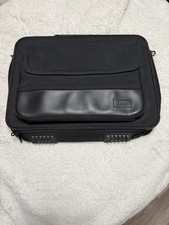 Vtg Deadstock Targus Laptop Briefcase Y2K Office Core Minimalist Tech Bag Strap picture