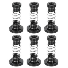 6Pcs Anti Backlash Spring Loaded Nut(2mm Pitch, 2 Start, 4mm Lead, 3.5mm Holes) picture