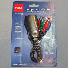 RCA DHCOPE HDMI to RCA Male Adapter Portable High Definition 1080p Black picture