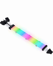 LIAN LI White RGB GPU Power Extension Cable 16-Pin to 3x 8-Pin picture