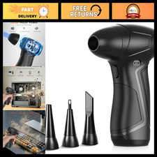 High-Powered Compressed Air Duster 130K RPM, Cordless Electric Blower for Dust C picture