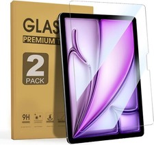 (2 PCS) For 13 inch iPad Air M4 Chip 2026 Tempered Glass Screen Protector Saver picture