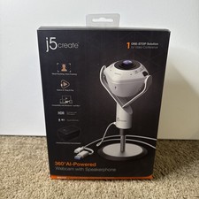j5create 360 All Around AI webcam with speak  JVU368 picture