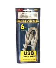 QVS USB 2.0 Premium High Speed Data Cable For Printer Scanner Digicams Mouse Etc picture