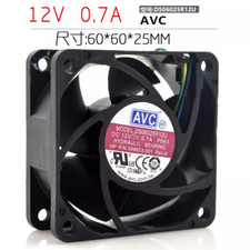 1 PCS AVC Fan DS06025R12U DC12V 0.70A 6025 6cm 4-wire PWM server cooling fan picture