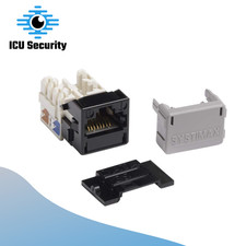 Commscope/Systimax GigaSpeed Cat6 Modular Jack, Black MGS400 BLDGUS46 picture