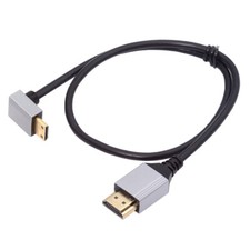 CY Mini HDMI 2.1 Hyper Super Flexible Slim Cord Type-A to Type-C for Camera HDTV picture