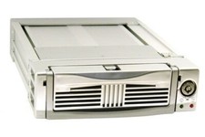 Premium Grade 5.25 Bay Aluminum Mobile Rack Cooling Fan for 3.5 SATA HDD Silver picture