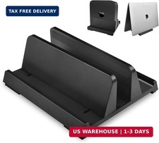Vertical Laptop Stand Holder, ABS Organizer with Adjustable Dock, All in 1 De... picture