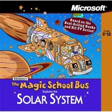 Magic School Bus Explores The Solar System PC CD kids learn planets science game picture