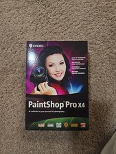 Corel PaintShop Pro X4 Photo Editing Software CD Complete w/ Box & Manual picture