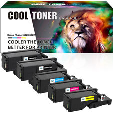 5-Pack Toner Set for Xerox WorkCentre 6027 6025 Phaser 6022 6020 106R02759 picture