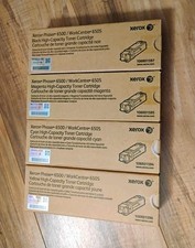 OEM Xerox Phaser 6500 WorkCentre 6505 High Capacity Toner Set 106R01597-96 New picture