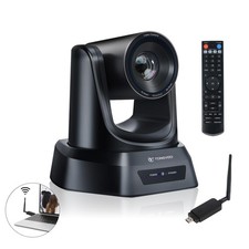 TONGVEO Wireless AI PTZ Camera with Auto-Tracking: Built-in 5.8GHz Receiver M.. picture
