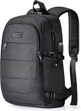 Tzowla Travel Laptop Backpack w/ Charging Port/Lock Anti-Theft Water Resistant picture