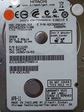 320GB Hitachi HCC543232A7A380 / 0J13183 / DA3734 / APR-11 / 0A75647 DA3424D picture