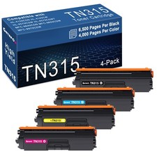 TN336 TN315 4-Pack BCMY Toner for Brother MFC-9970CDW HL-4150CDN Printer picture
