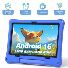 Call Sky Kids Tablet 10.1 Inch Android 15 12GB+64GB Adjustable Bracket - Blue picture