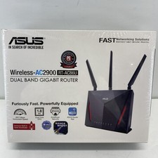 New Sealed ASUS Wireless AC2900 RT-AC86U Dual Band Gigabit Router Black picture