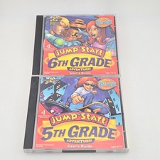 Knowledge Adventure JumpStart 5th 6th Grade Adventures Deluxe PC Mac CD-ROM 2000 picture