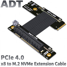 ADT PCIe X8 Extended Adapter Cable NVMe SSD Interface PCIe 4.0x4 Full Speed New picture