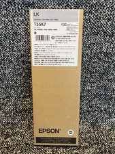 Genuine Sealed Epson T55K7 Light Black Ink Cartridge 700mL Date: December 2027 picture