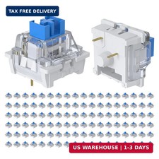 108 Pieces Blue Mechanical Keyboard Switches Dustproof 3 Pin picture