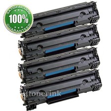 4pk Replacement For HP CF283A 83A Toner Cartridge LaserJet Pro M201dw M225 M125 picture