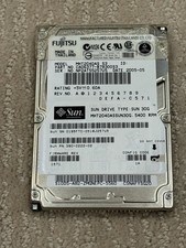 Fujitsu MHT2040AS 30GB 2.5” IDE 5400 RPM Laptop Hard Disk Drive Sun 390-0222-02 picture