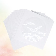 Reusable White Cd Paper Storage Bags with Transparent Window for Portable Use picture