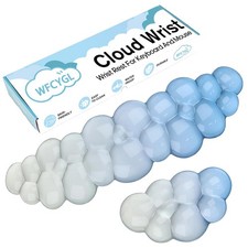 Gel Cloud Keyboard and Mouse Wrist Rest Set Gradient Blue 2PCS, picture