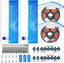 100 PCS Filament Storage Bags, 3D Printer Filament Bags Reusable Vacuum Storage picture