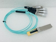 USED - EQUAL AOC-Q-4S-100G-2M-EO 100G QSFP28 TO 4X25G SFP28 2M W/  picture