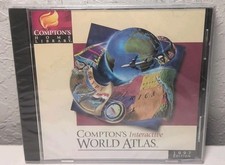 Compton's Interactive World Atlas 1997 Edition PC CD-ROM Brand New B72 picture