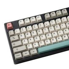 148 Keys Retro 9009 Keycaps Beige Grey Pink Cherry Profile PBT DyeSub picture