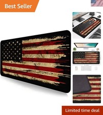 Retro American Flag XL Mouse Pad 35.4