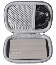 Anleo Hard Travel Case for Samsung T7 Shield 2TB (Grey, Case for 1 Hard Drives) picture