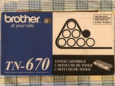 Brother TN670 Toner Cartridge GENUINE OEM, [Open Box Sealed Bag] picture