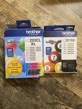 Brother Genuine High Yield Color Ink Cartridge, LC2033PKS AND Black LC201BK picture