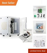 Sleek Mini Tower Case for Raspberry Pi 5 – Quick Access and Cooling Included picture