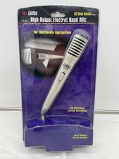 Sealed Labtec High Output Electret Hand Mic AM-222 Multimedia Cardiod Microphone picture