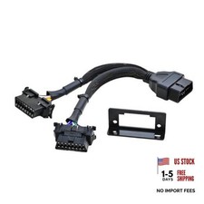 Underdash OBD2 Splitter Y Cable, 1 Male to 2 Female OBDII Harness Adapter, 16 picture