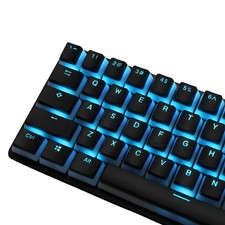 Black Pudding PBT Backlit Keycaps Set OEM Profile ShineThrough ANSI/ISO picture