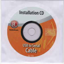 Radio Shack 26-183 USB to Serial Cable Drivers & Utility CD-ROM (2004) picture