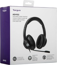 Targus AEH102 USB Wired Stereo Headset, (Black) picture