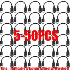 For Lot 5-30pcs HP DELL 100W 7.4mm Power Adapter Converter Cable To USB-C Port picture