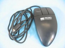 Micro Innovations PS/2 Three Button Wired Ball Mouse Cleaned Tested Black picture
