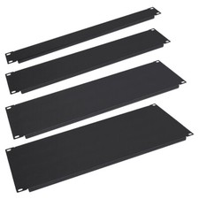 1U 2U 3U 4U Blank Panel Metal Rack Mount Flat Filler for 19