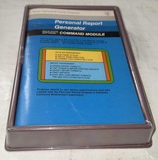 Texas Instruments Personal Report Generator Command Module TI-99/4A w/ Manual picture